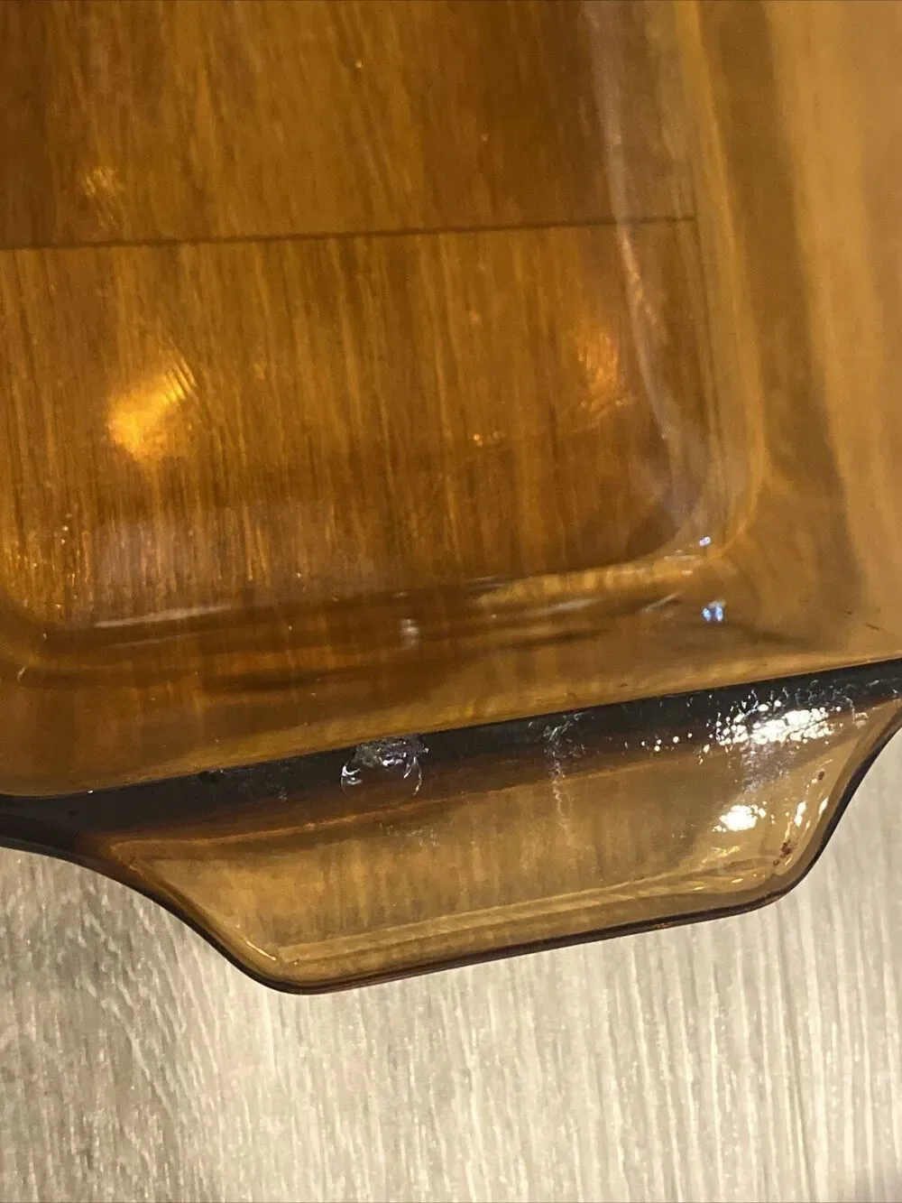 Vintage Anchor Hocking Bread Loaf Pan Amber 1 QT